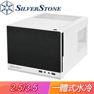 SilverStone 銀欣 SG13 拉絲機殼《白黑》(ITX/顯卡長270mm/CPU高61mm) SG13WB-Q