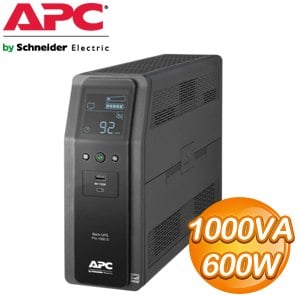 APC Back-UPS Pro 1000VA 在線互動式不斷電系統 (BR1000MS-TW)
