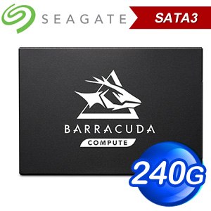 Seagate 希捷 BarraCuda Q1 240GB 2.5吋 SSD固態硬碟(讀:550M/寫:450M) ZA240CV1A001