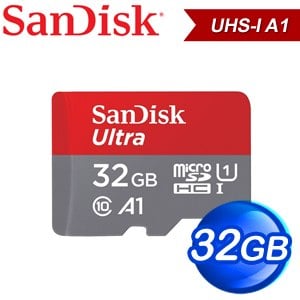 SanDisk 32GB Ultra Micro SDHC A1 UHS-I 記憶卡(120MB/s) 無轉卡