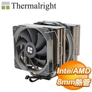 Thermalright 利民 Frost Spirit 140 CPU散熱器(雙風扇/高158mm) 含LGA1700/AM5扣具
