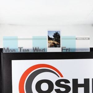 【OSHI歐士】電腦螢幕留言備忘板-周計畫(立體)2入/MEMO夾/禮物/辦公用品/便利貼留言板