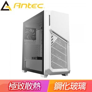 Antec 安鈦克【DP502 FLUX】ARGB 玻璃透側 ATX電腦機殼《白》(顯卡長40.5/CPU高17.5)
