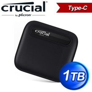 Micron 美光 Crucial X6 1TB U3.2 Type C外接式SSD
