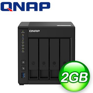 QNAP 威聯通 TS-451D2-2G NAS伺服器