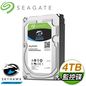 Seagate 希捷 監控鷹 SkyHawk 4TB 5900轉 256MB SATA3 Surveillance硬碟(ST4000VX013)