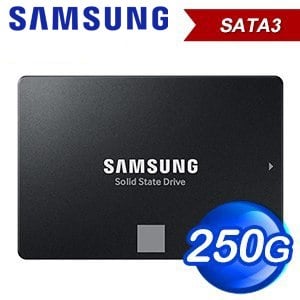 Samsung 三星 870 EVO 250G 2.5吋 SATA SSD(讀:560M/寫:530M) 台灣代理商貨