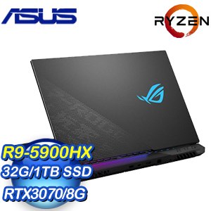 【客訂】ASUS 華碩 G733QR-0021A5900H 17吋電競筆電(R9-5900HX/32G/1TB SSD/RTX3070/W