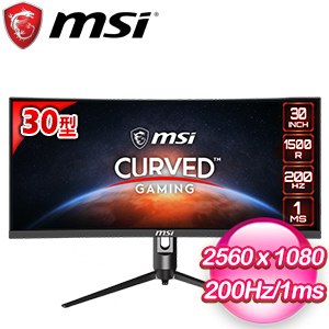 MSI 微星 Optix MAG301CR2 30型 21:9 200Hz 曲面電競螢幕
