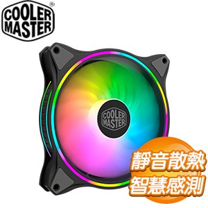 Cooler Master 酷碼 MasterFan MF140 HALO ARGB風扇《黑》