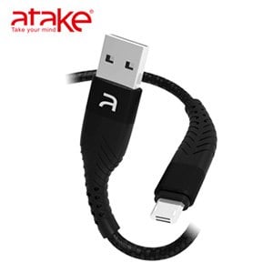 ATake USB to Micro 雙面盲插充電傳輸線（黑色）