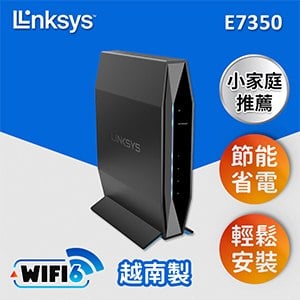 Linksys E7350 雙頻 AX1800 WiFi 6 路由器