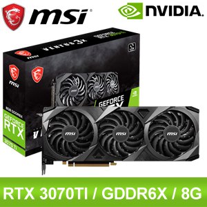 MSI 微星RTX 3070 TI VENTUS 3X 8G OC 顯示卡- Autobuy購物中心