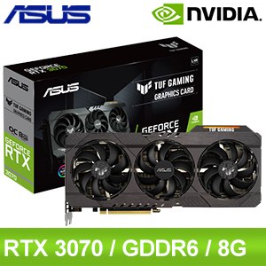 ASUS 華碩TUF-RTX3070-O8G-V2-GAMING 顯示卡- AUTOBUY購物中心