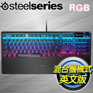 SteelSeries 賽睿 Apex 5 RGB混合機械式遊戲鍵盤《英文版》
