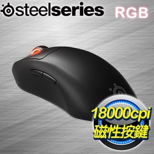 SteelSeries 賽睿 Prime RGB 無線電競滑鼠