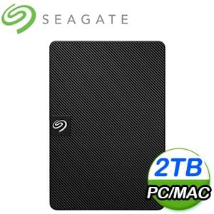 (送防震包)Seagate 希捷 Expansion 新黑鑽 2TB 2.5吋外接硬碟(STKM2000400)