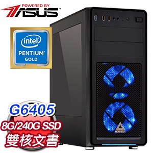 華碩系列【鑽石2號】G6405雙核 文書電腦(8G/240G SSD)
