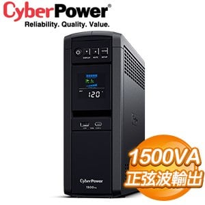 (送Type-C快充)CyberPower CP1500PFCLCDA 1500VA 正弦波在線互動式不斷電系統