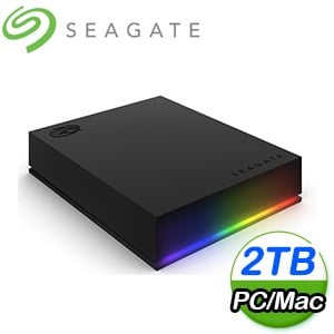 (送防震包)Seagate 希捷 FireCuda Gaming 2TB 2.5吋外接式RGB電競行動硬碟(STKL2000400)