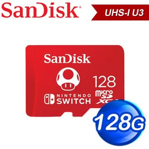 SanDisk Nintendo Switch 128GB Micro SDXC UHS-I(U3) 任天堂專用記憶卡