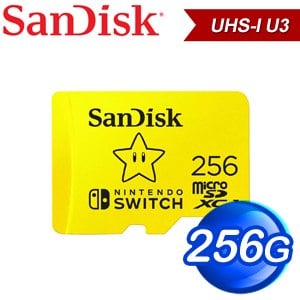SanDisk Nintendo Switch 256GB Micro SDXC UHS-I(U3) 任天堂專用記憶卡