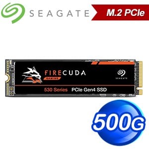 Seagate 希捷 FireCuda 530 火梭魚 500G M.2 2880 PCIE Gen4 SSD(讀:7000M/寫:3000M) ZP500GM3A013