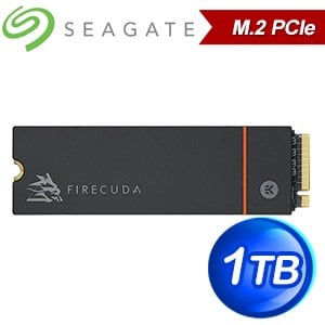 Seagate 希捷 FireCuda 530 火梭魚 1TB M.2 2880 PCIE Gen4 SSD(讀:7300M/寫:6000M/附散熱片) ZP1000GM3A023