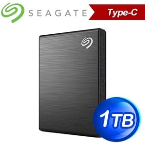 Seagate 希捷 One Touch SSD 1TB USB TYPE-C 高速版 外接SSD (STKG1000400)《極夜黑》