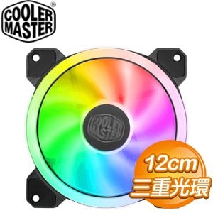 Cooler Master 酷碼 MasterFan MF120 S3 ARGB 12CM 靜音風扇(MFW-B2DN-18NPA-S3)