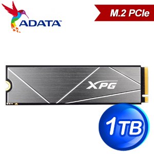 ADATA 威剛 XPG GAMMIX S50 Lite CS版 1TB PCIe Gen4x4 M.2 SSD(讀:3900M/寫:3200M) 附散熱片