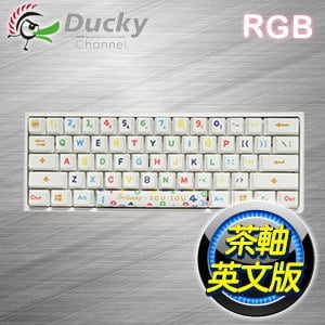 Ducky X SOU．SOU One 2 Mini 茶軸英文 RGB 60%聯名限定版鍵盤