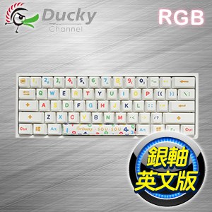 Ducky X SOU．SOU One 2 Mini 銀軸英文 RGB 60%聯名限定版鍵盤