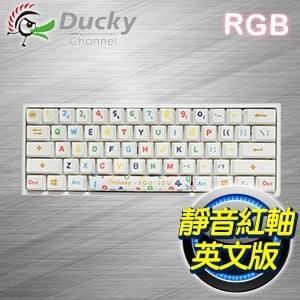Ducky X SOU．SOU One 2 Mini 靜音紅軸英文 RGB 60%聯名限定版鍵盤
