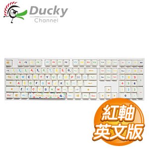 Ducky X SOU．SOU One 2 紅軸英文 無背光 聯名限定版鍵盤