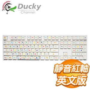 Ducky X SOU．SOU One 2 靜音紅軸英文 無背光 聯名限定版鍵盤