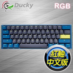 Ducky 創傑 One 3 Mini 破曉 紅軸中文 RGB 60% 機械式鍵盤