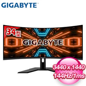 Gigabyte 技嘉 G34WQC A 34吋 21:9 144Hz 曲面電競螢幕