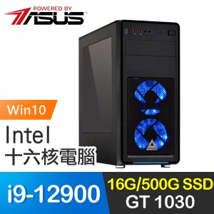 華碩系列【雷滅蒼生Win】i9-12900十六核 GT1030 遊戲電腦(16G/500G SSD/Win10)