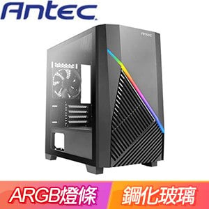 Antec 安鈦克【Draco 10】玻璃透側 M-ATX電腦機殼《黑》(顯卡長36/CPU高16.5)