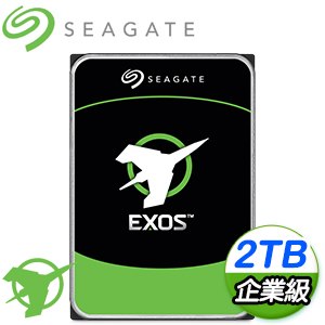 Seagate 希捷 企業號 2TB 3.5吋 7200轉 256M快取 SATA3 EXOS企業級硬碟(ST2000NM000B-5Y)
