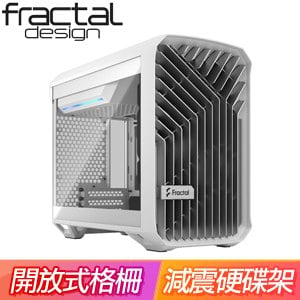 Fractal Design Torrent Nano TG Clear 透明玻璃透側 ITX機殼《白》FD-C-TOR1N-03