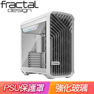 Fractal Design Torrent Compact TG Clear 透明玻璃透側 E-ATX機殼《白》FD-C-TOR1C-03