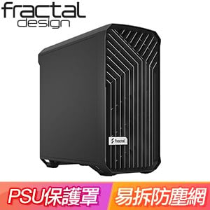 Fractal Design Torrent Compact Solid E-ATX靜音機殼《黑》FD-C-TOR1C-04