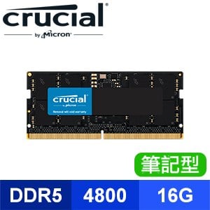 Micron 美光 Crucial NB DDR5-4800 16G 筆記型記憶體
