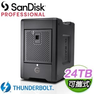 SanDisk Professional G-RAID SHUTTLE 4 24TB 專業級桌上型硬碟
