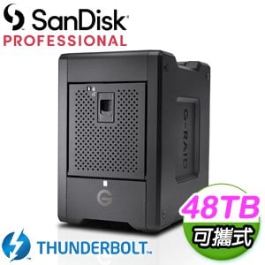 SanDisk Professional G-RAID SHUTTLE 4 48TB 專業級桌上型硬碟