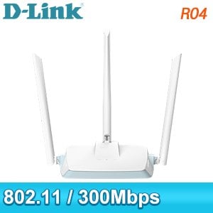 D-Link 友訊 R04 N300 EAGLE PRO AI 智慧無線路由器(wifi分享器)
