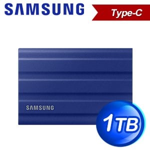 (送乾洗手)Samsung 三星 T7 Shield 1TB 移動SSD固態硬碟《靛青藍》