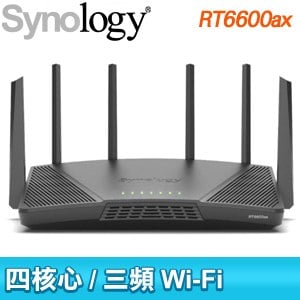 Synology 群暉 RT6600ax 三頻 Wi-Fi 6 路由器